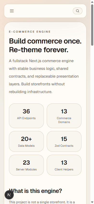 E-Commerce Engine